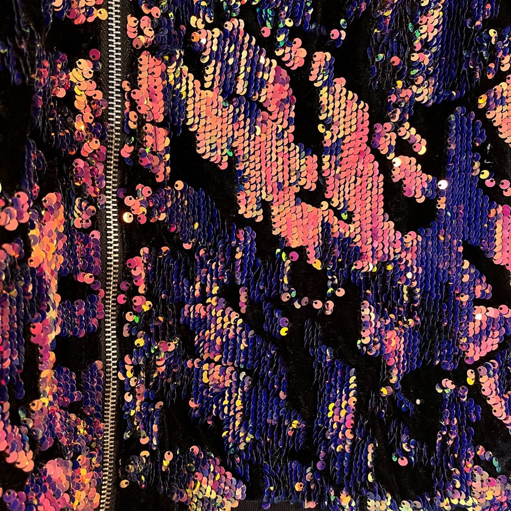 Iridescent bomber jacket Large - Picture 2 of 3